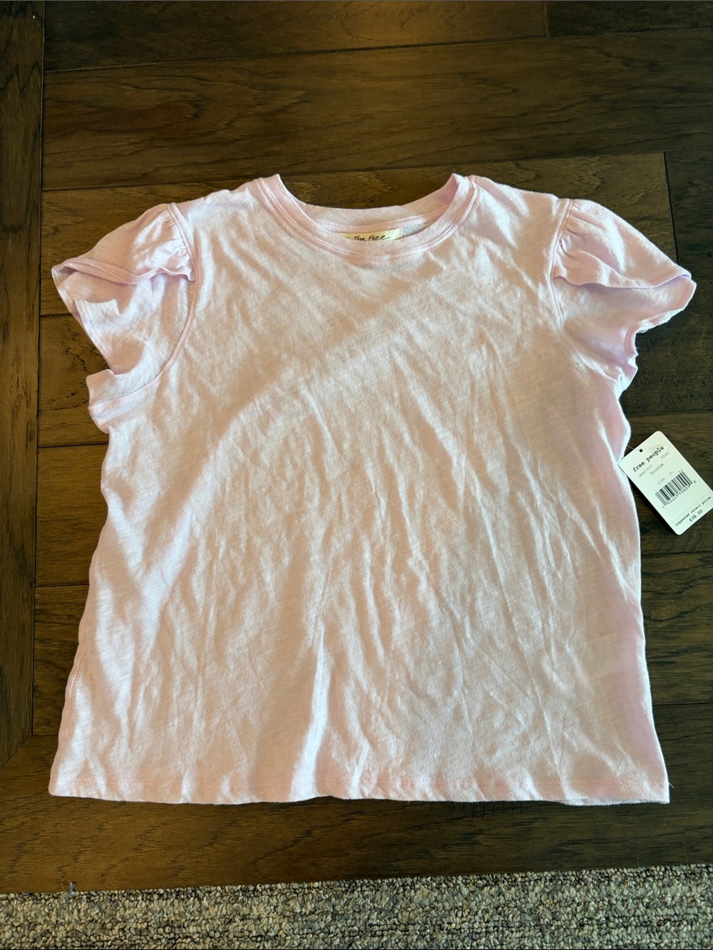 New With Tags We The Free Flutter Sleeve T Shirt Sz L